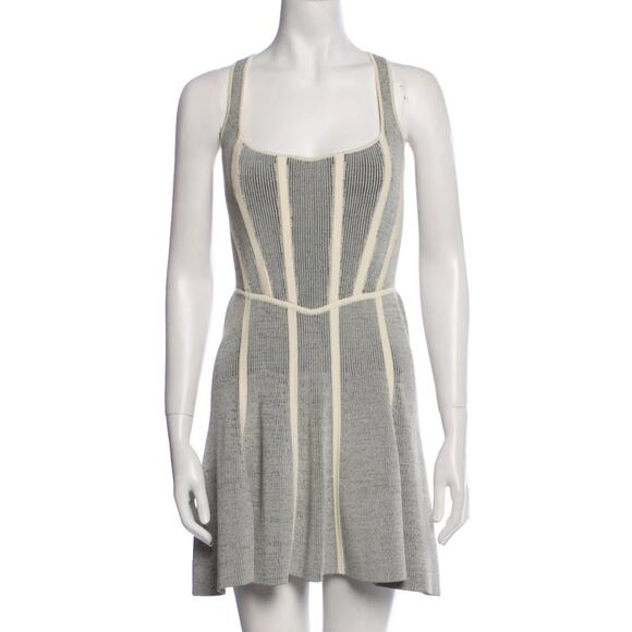 Dion Lee Rib Knit Corset Mini Dress - Picture 2 of 5